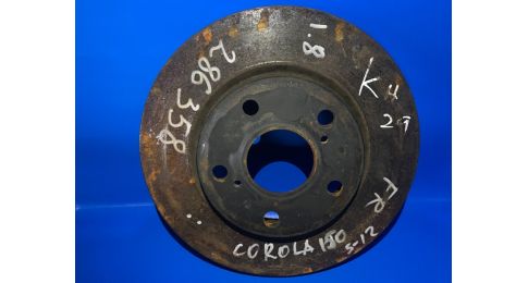 Przednia tarcza hamulcowa TOYOTA COROLLA 150 06-13 Przednia tarcza hamulcowa TOYOTA COROLLA 150 06-13