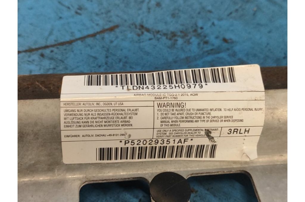 52029 351AF | Poduszka Kurtyna lew. DODGE JOURNEY 08-20 (353539) - Zdjęcie 4