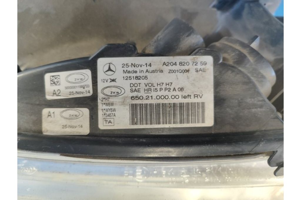 A2048207259 | Reflektor Lampa przednia lew. MERCEDES GLK-CLASS X204 08-15 (355822) - Zdjęcie 6