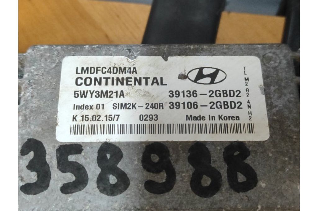 39106-2GBD2 | Moduł sterowania silnikiem HYUNDAI TUCSON LM 09-15 (358988) - Zdjęcie 5