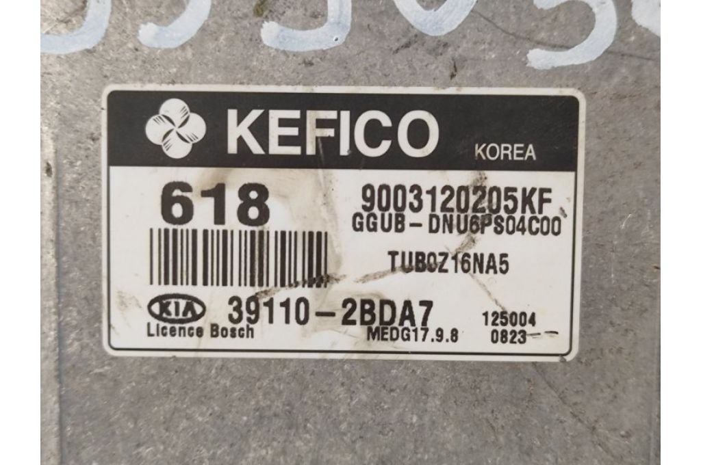 391102BDA7 | Moduł sterowania silnikiem KIA RIO UB 2011-2017 (359036) - Zdjęcie 4