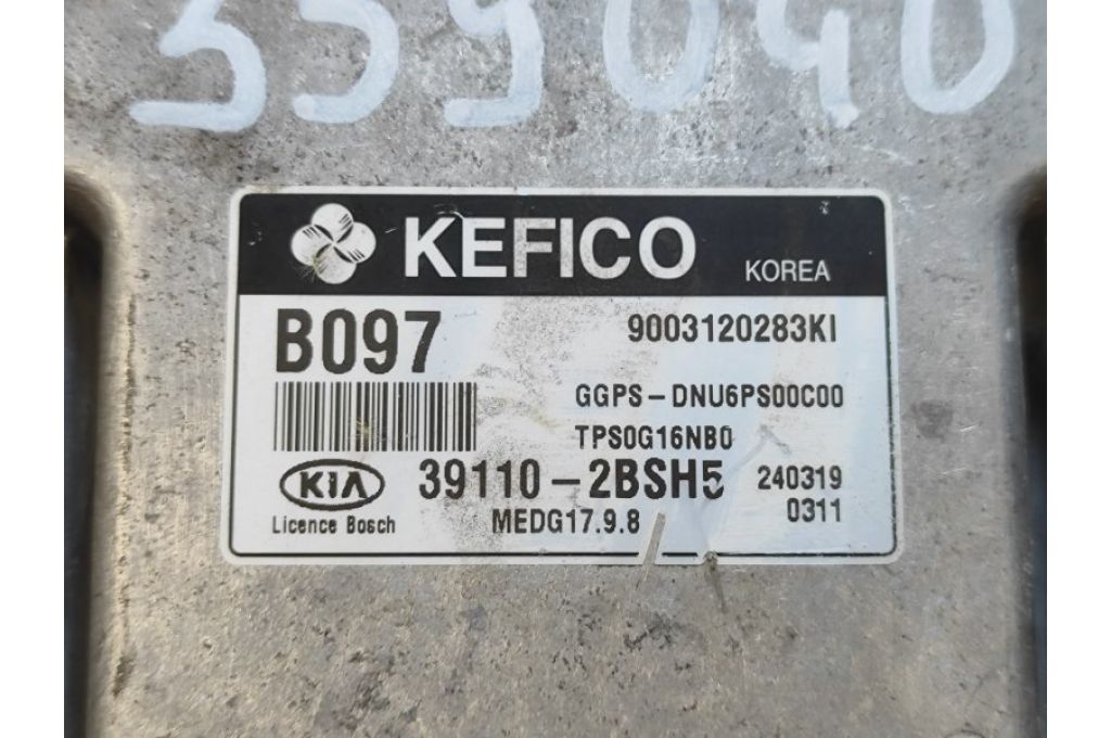 39110-2BSH5 | Moduł sterowania silnikiem KIA SOUL PS 13-19 (359040) - Zdjęcie 4