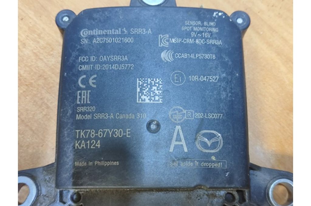 TK78-67Y30-E | Czujnik martwego pola MAZDA CX-9 16- (359074) - Zdjęcie 3