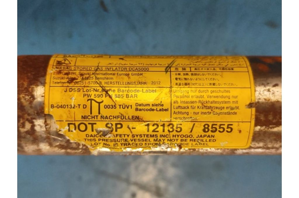 7646077K10 | Poduszka Kurtyna lew. SUZUKI GRAND VITARA 05-15 (359399) - Zdjęcie 3