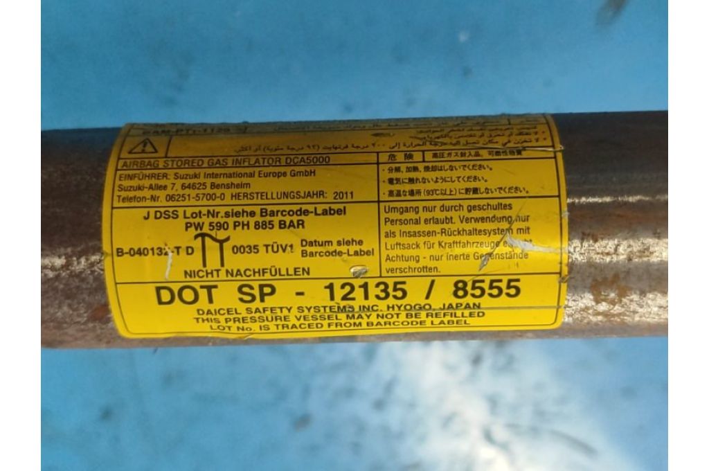 7646077K10 | Poduszka Kurtyna lew. SUZUKI GRAND VITARA 05-15 (359425) - Zdjęcie 3