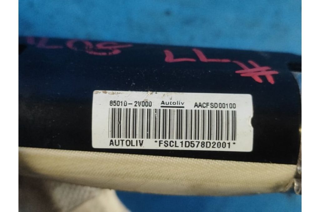 850102V000 | Poduszka Kurtyna lew. HYUNDAI VELOSTER 11-18 (360513) - Zdjęcie 4