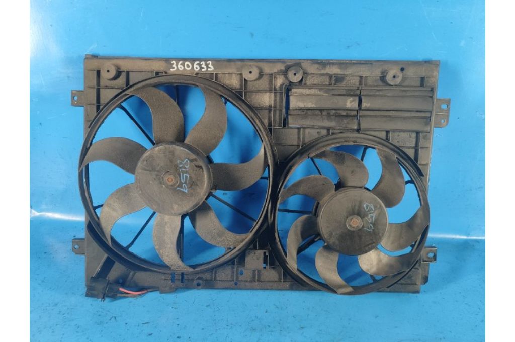 1K0121205AD | dyfuzor wentylatora chłodnicy głównej VOLKSWAGEN TIGUAN 08-17 (360633)