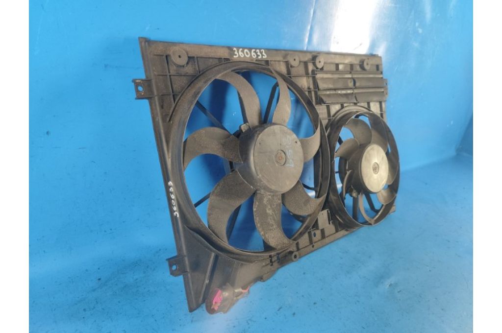 1K0121205AD | dyfuzor wentylatora chłodnicy głównej VOLKSWAGEN TIGUAN 08-17 (360633) - Zdjęcie 3