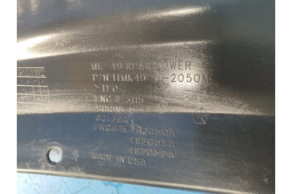 68109898AC | Tylny zderzak JEEP COMPASS 06-16 (361775) - Zdjęcie 9