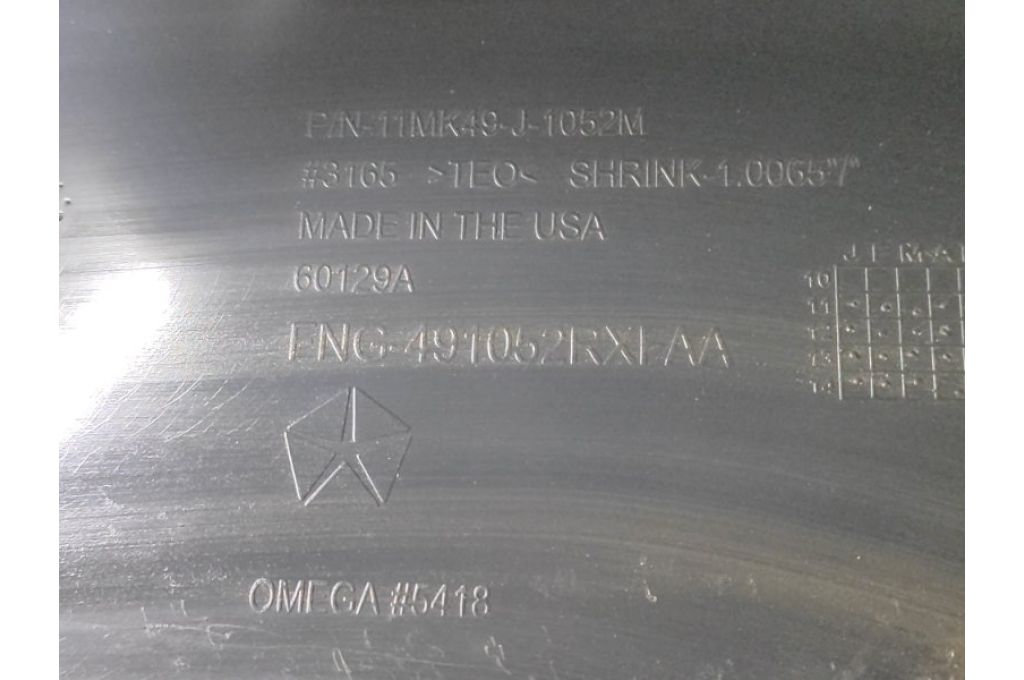 68109861AC | Przedni zderzak JEEP COMPASS 06-16 (361783) - Zdjęcie 8