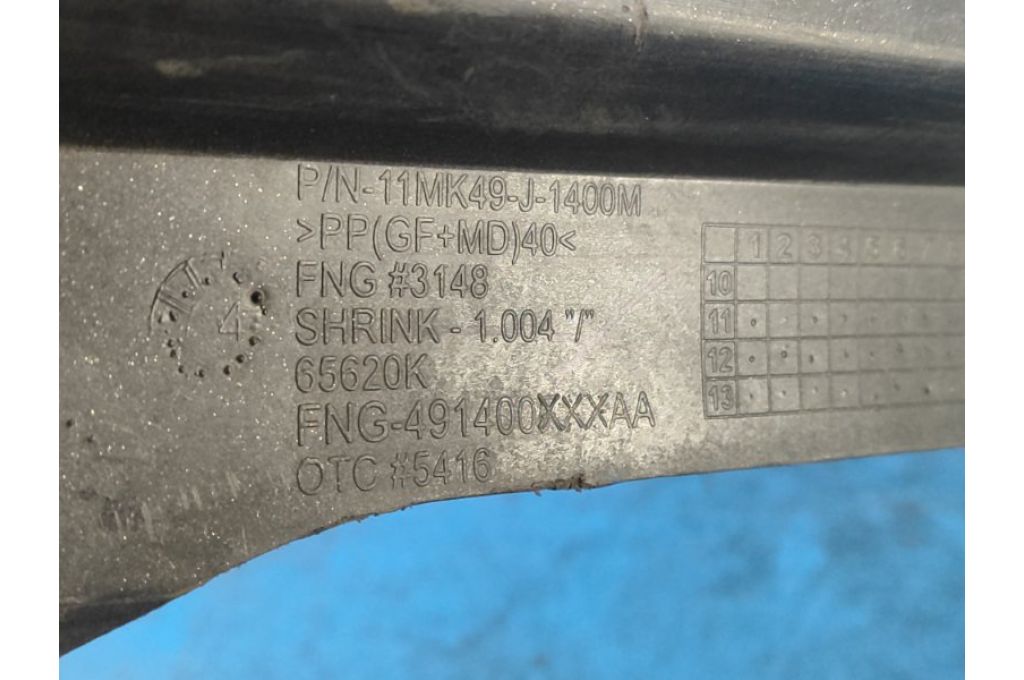 68109867AA | górna osłona przedniego panelu JEEP COMPASS 06-16 (361831) - Zdjęcie 8