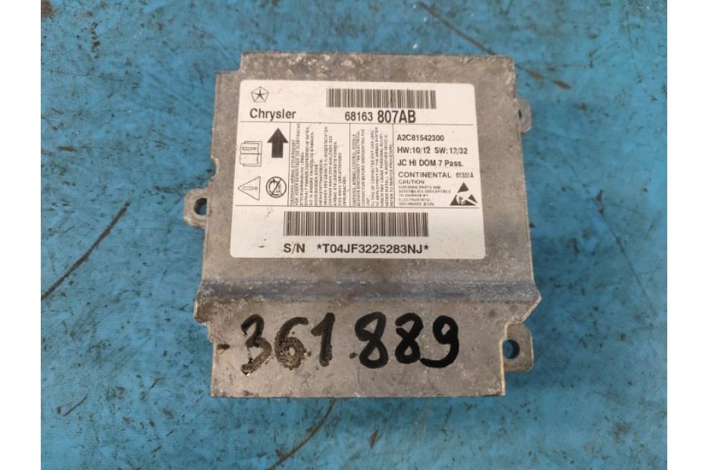 68163807AB | Moduł sterowania poduszkami powietrznymi DODGE JOURNEY 08-20 (361889)