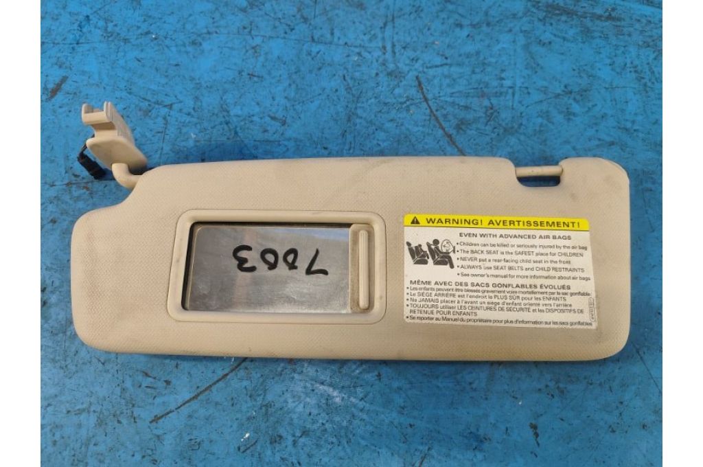 8K0857551L | osłona przeciwsłoneczna przed. lew. AUDI Q5 08-16 (362174) - Zdjęcie 2