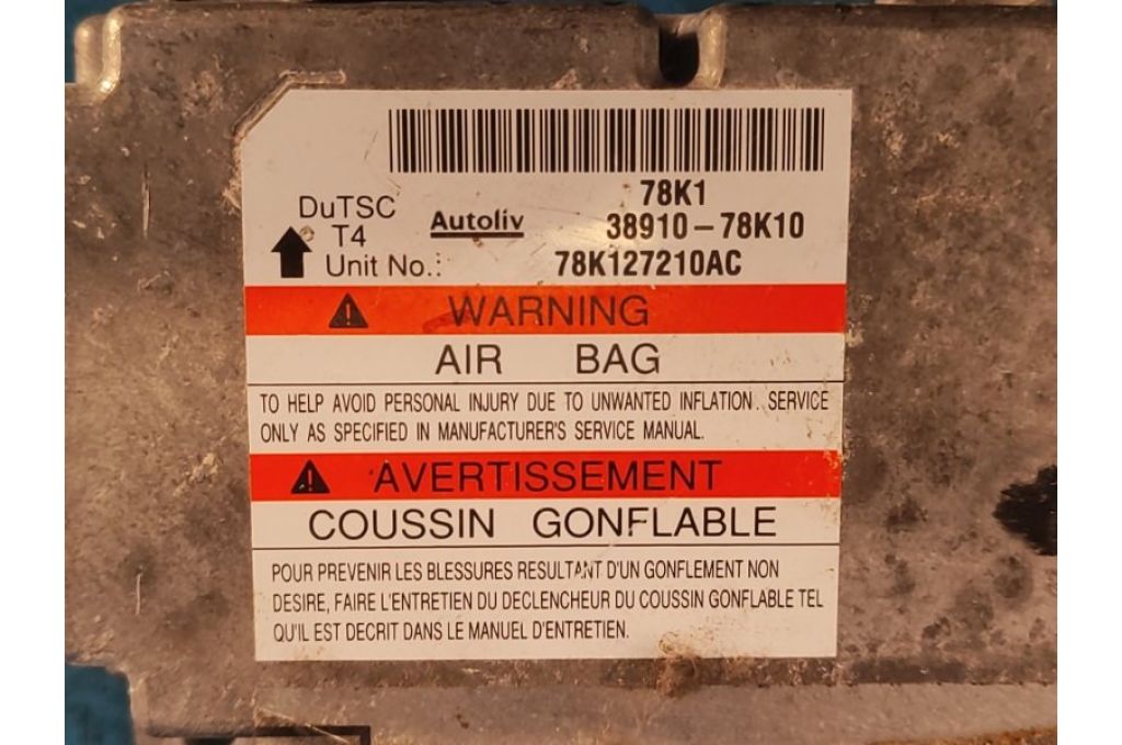 38910-78K10 | Moduł sterowania poduszkami powietrznymi SUZUKI GRAND VITARA 05-15 (362443) - Zdjęcie 4