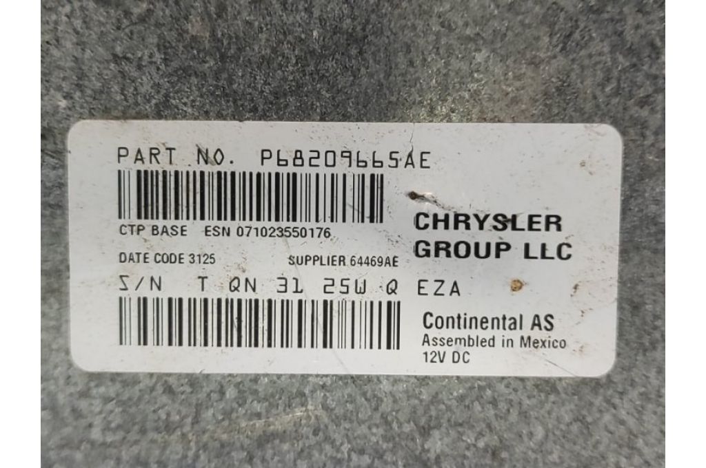 68209665AE | radio DODGE JOURNEY 08-20 (362449) - Zdjęcie 6