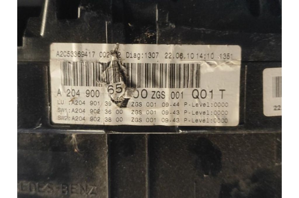 A2049006500 | Tablica przyrządów MERCEDES GLK-CLASS X204 08-15 (362837) - Zdjęcie 7