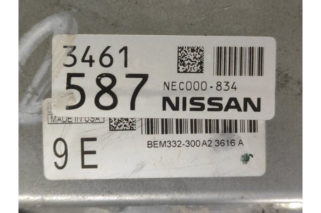 BEM332-300 A2 | Moduł sterowania silnikiem NISSAN VERSA B17 11-19 (362922) - Zdjęcie 4