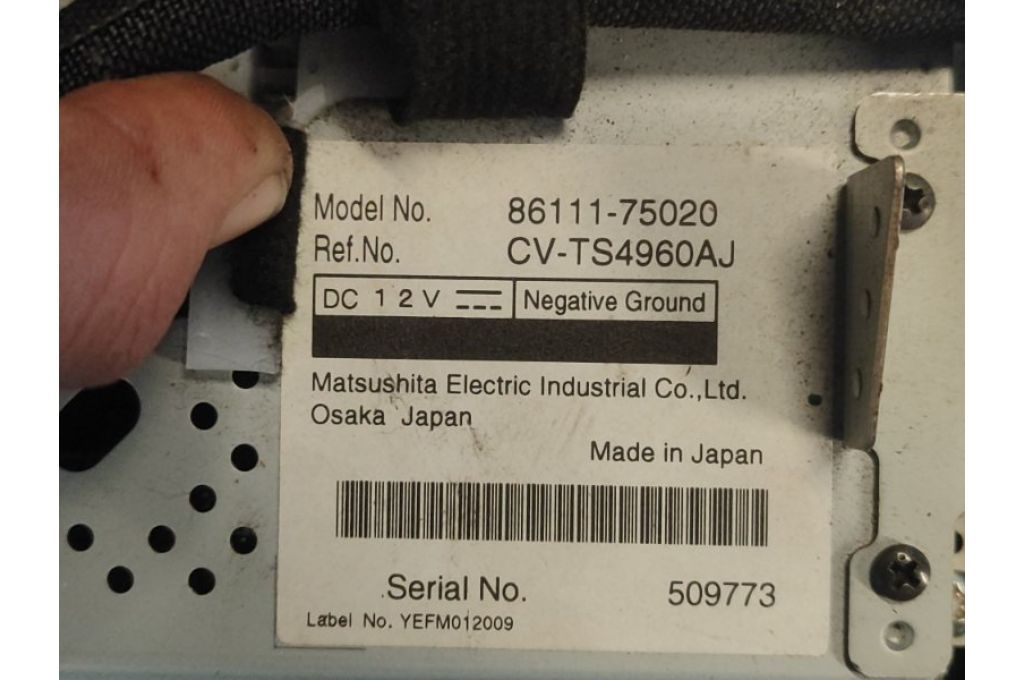 86111-75020 | monitor LEXUS HS250H (ANF10) 09-12 (363213) - Zdjęcie 4