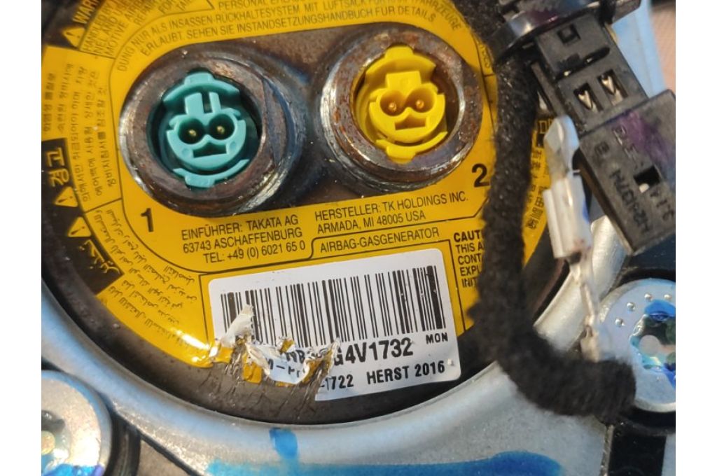 6BM591X9AA | Poduszka AirBag w kierownicy JEEP GRAND CHEROKEE 11-22 (363421) - Zdjęcie 5