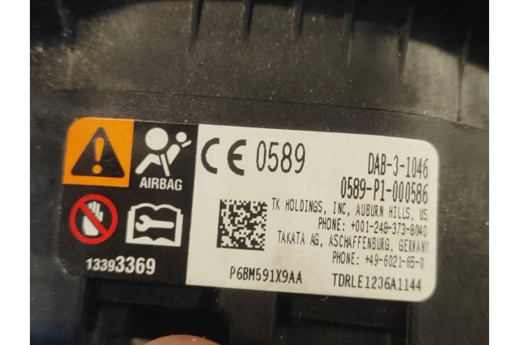 6BM591X9AA | Poduszka AirBag w kierownicy JEEP GRAND CHEROKEE 11-22 (363421) - Zdjęcie 6