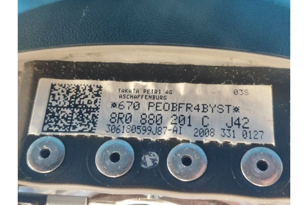 8R0 880 201 C | Poduszka AirBag w kierownicy AUDI Q5 08-16 (363725) - Zdjęcie 8