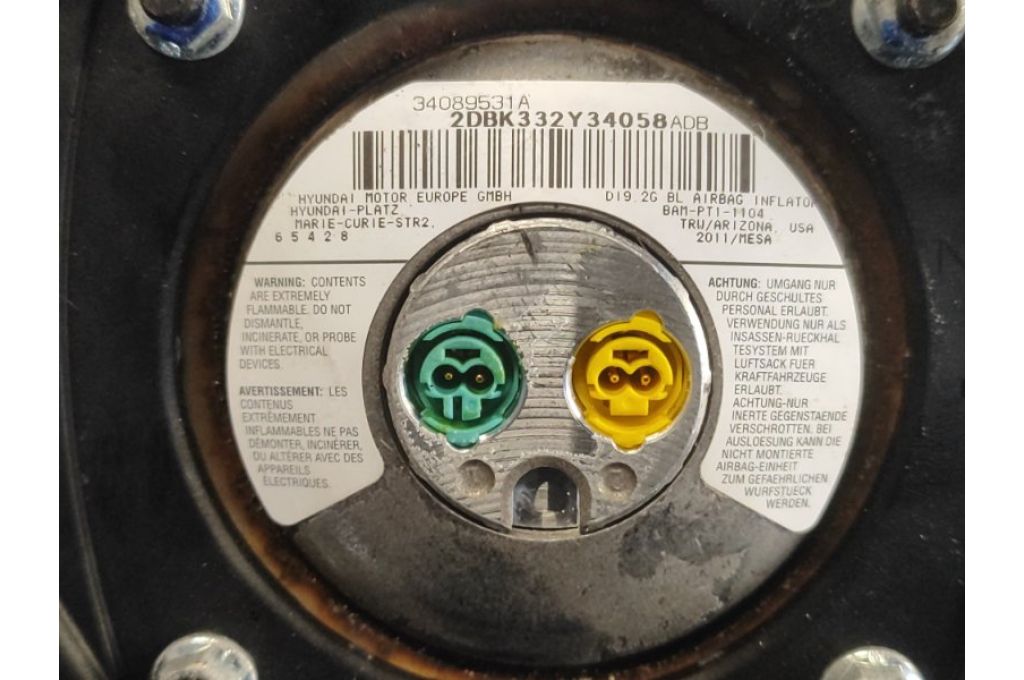 56900-4R100HZ | Poduszka AirBag w kierownicy HYUNDAI SONATA YF 10-14 (363764) - Zdjęcie 6