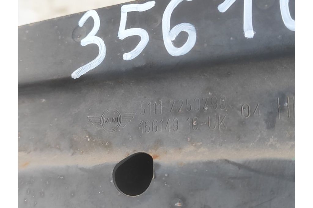 51 11 7 296 635 | Wzmacniacz przedniego zderzaka MINI COOPER S R56 06-14 (365108) - Zdjęcie 6