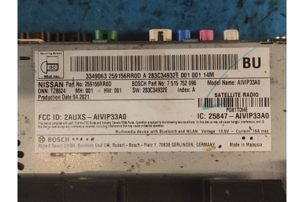 25915-6RR0D | radio NISSAN X-TRAIL/ROGUE T33 20- (366966) - Zdjęcie 5