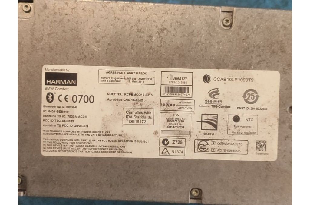 9257151 | Wzmacniacz dźwięku BMW 6 SERIES (F13) 12-18 (367674) - Zdjęcie 7