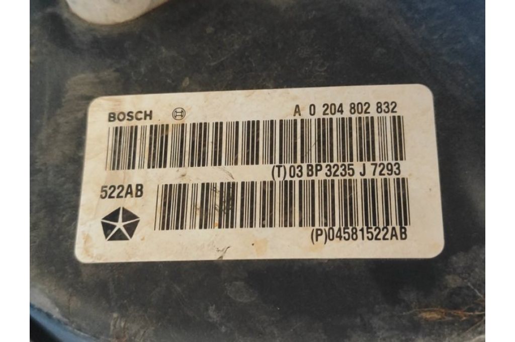 04581522AB | próżniowy wzmacniacz hamulca DODGE JOURNEY 08-20 (368597) - Zdjęcie 5