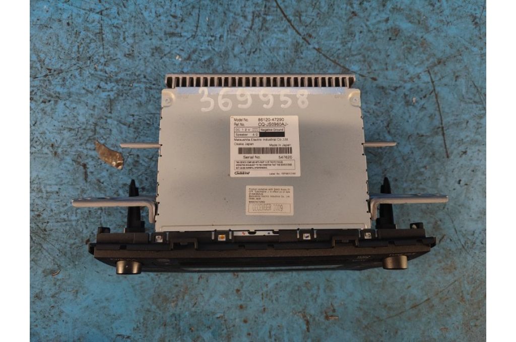 86120-47290 | radio TOYOTA PRIUS - 30 09-17 (369958) - Zdjęcie 2