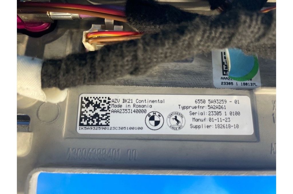 65505A93253 | monitor BMW XM (G09) 23- (371321) - Zdjęcie 2