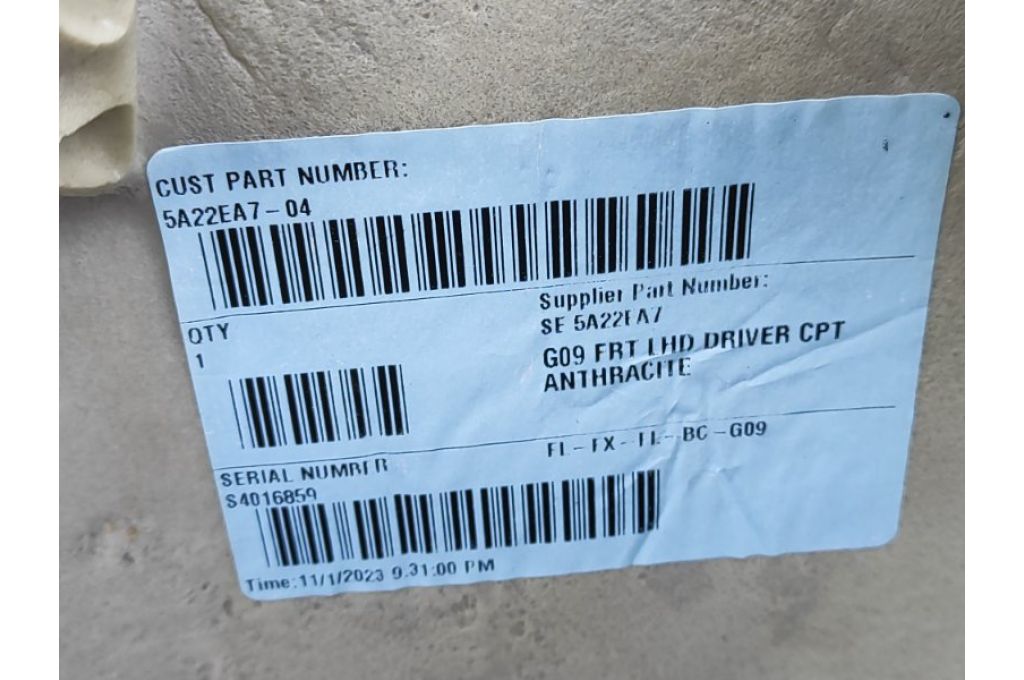 51 47 5 A22 EA7 | wykładzina podłogowa BMW XM (G09) 23- (371374) - Zdjęcie 13
