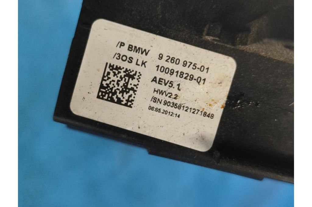 10091825-00 | dźwignia automatycznej skrzyni biegów BMW 6 SERIES (F13) 12-18 (372962) - Zdjęcie 6