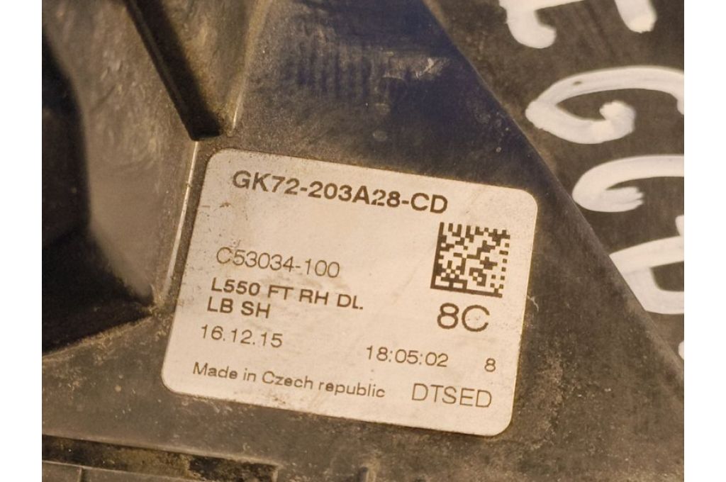 GK72-203A28-CD | Zamek drzwi przed. praw. LAND ROVER DISCOVERY Sport 15-19 (372972) - Zdjęcie 3