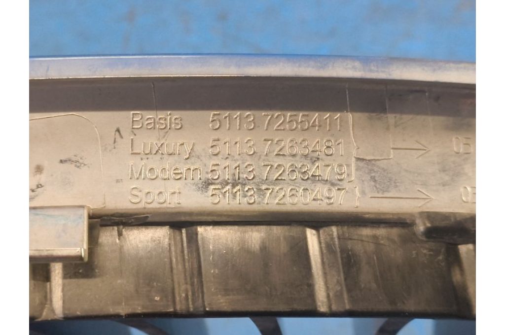 51137255411 | Kratka chłodnicy praw. BMW 6 SERIES (F13) 12-18 (373018) - Zdjęcie 5