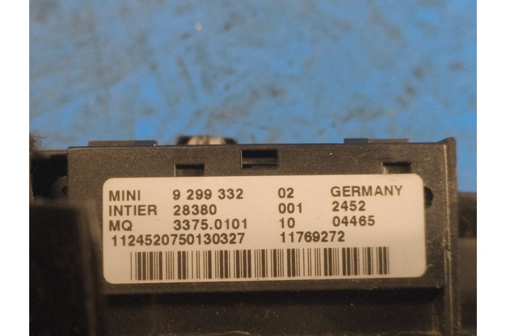 9299332 | Przycisk Start-Stop MINI COOPER S R56 06-14 (373126) - Zdjęcie 3