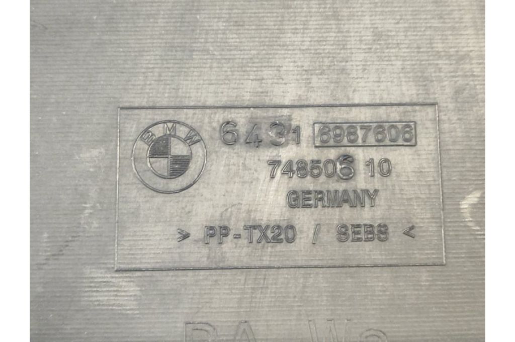 64316987606 | Osłona pod przednią szybę praw. BMW 6 SERIES (F13) 12-18 (373421) - Zdjęcie 4