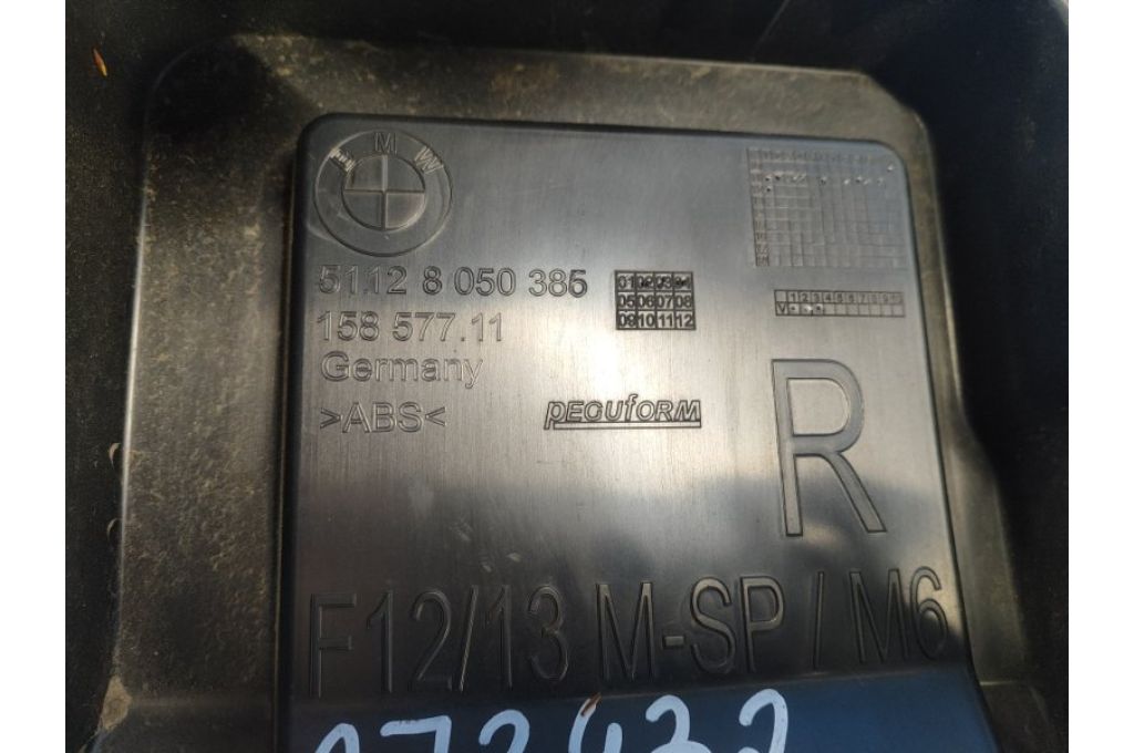 51128050385 | Кронштейн/крепление заднего бампера praw. BMW 6 SERIES (F13) 12-18 (373432) - Zdjęcie 4