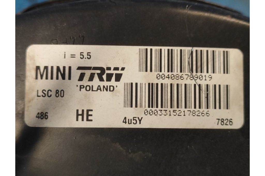34336863541 | próżniowy wzmacniacz hamulca MINI COOPER S R56 06-14 (373829) - Zdjęcie 6