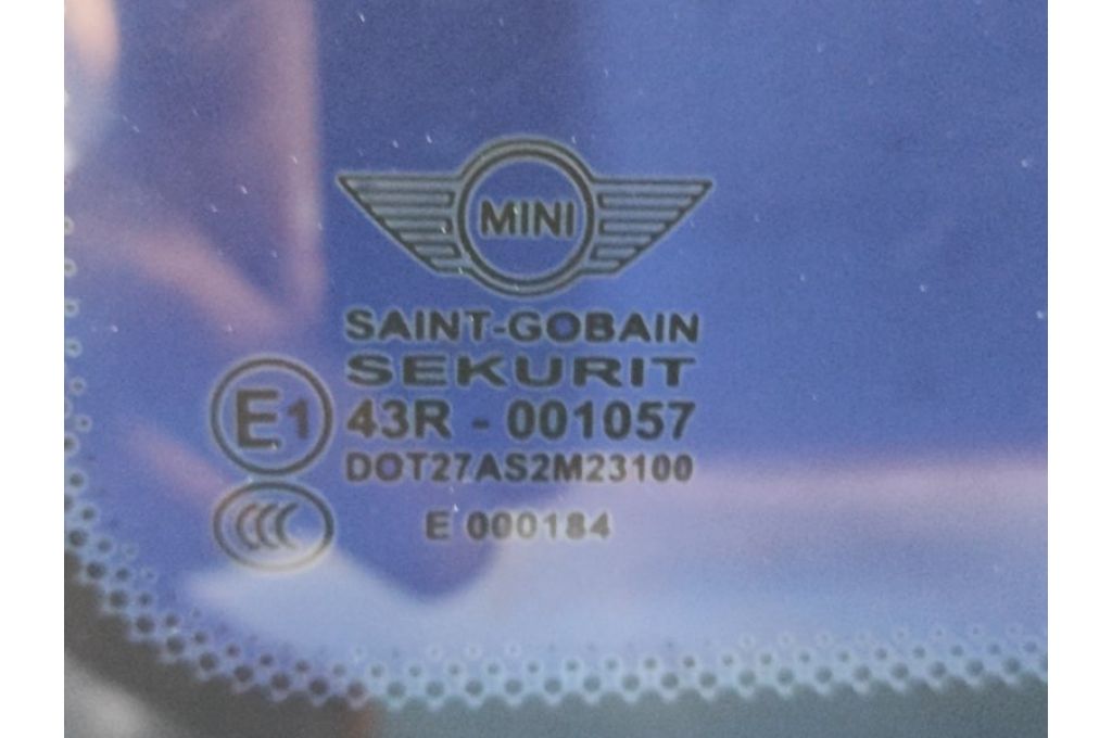 51377146499 | Szyba nadwozia tyl. lew. MINI COOPER S R56 06-14 (374070) - Zdjęcie 4