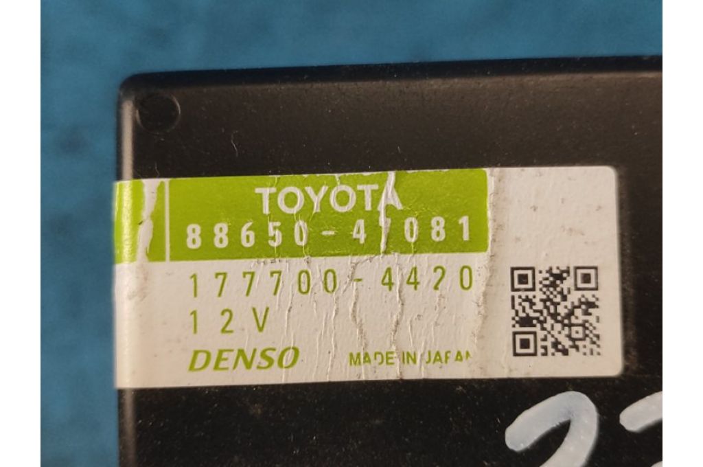 88650-47081 | Moduł sterowania ogrzewaniem TOYOTA PRIUS - 30 09-17 (374254) - Zdjęcie 5