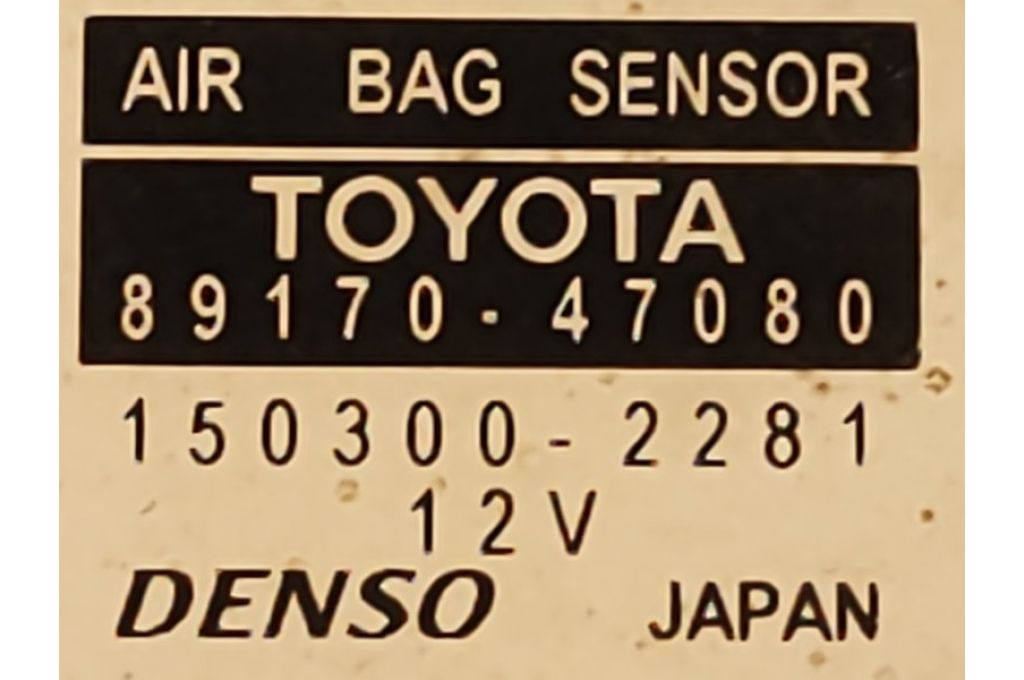 89170-47080 | Moduł sterowania poduszkami powietrznymi TOYOTA PRIUS - 30 09-17 (374514) - Zdjęcie 4