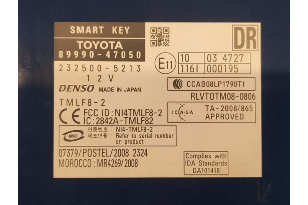 89990-47050 | Moduł elektroniczny TOYOTA PRIUS - 30 09-17 (374570) - Zdjęcie 4