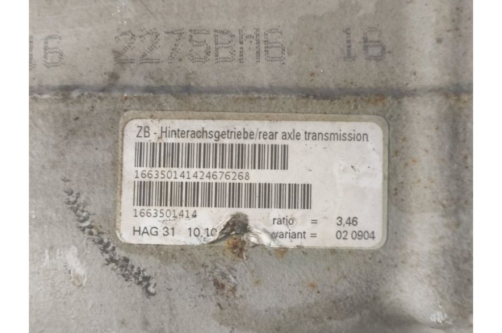A 166 350 14 14 | Tylni dyferencjał MERCEDES GL-CLASS X166 12-16 (377450) - Zdjęcie 2