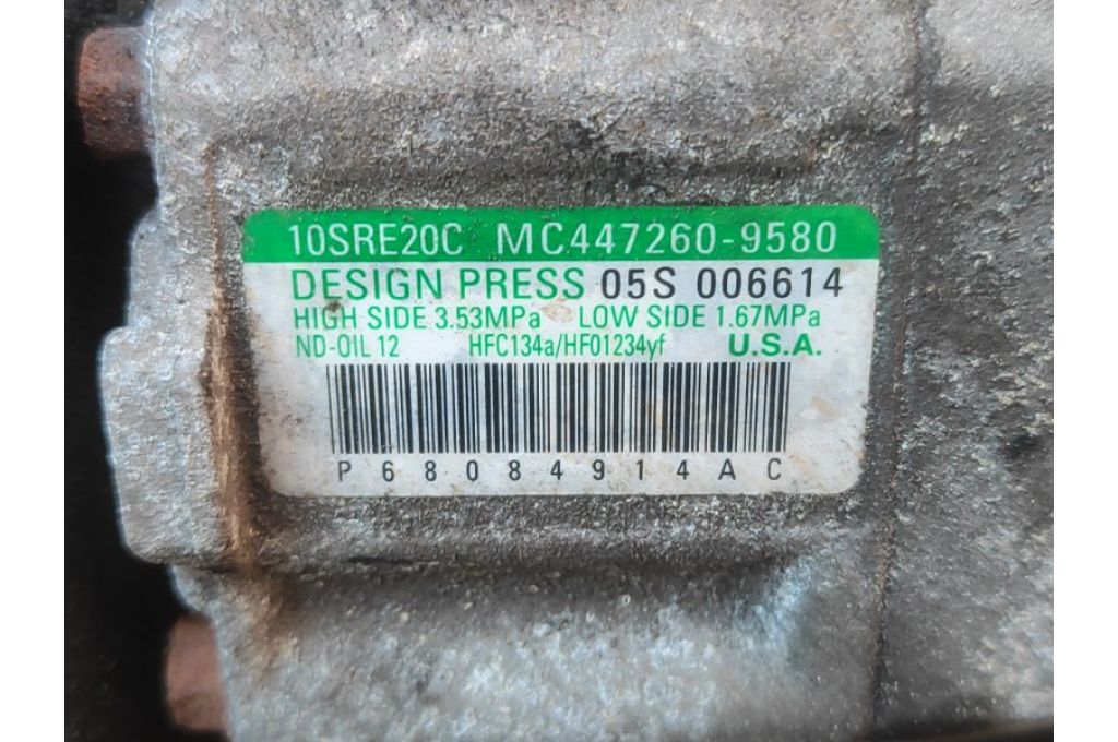 68084 914AB | Kompresor klimatyzacji DODGE JOURNEY 08-20 (377524) - Zdjęcie 6