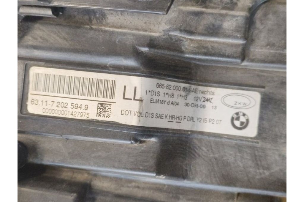 63117240246 | Reflektor Lampa przednia praw. BMW 3 SERIES (E90-E93) 2005–2014 (377569) - Zdjęcie 6