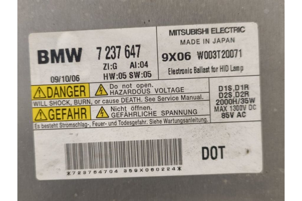63117240246 | Reflektor Lampa przednia praw. BMW 3 SERIES (E90-E93) 2005–2014 (377569) - Zdjęcie 7