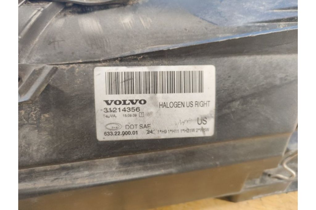 31214356 | Reflektor Lampa przednia praw. VOLVO XC70 07-16 (377631) - Zdjęcie 4