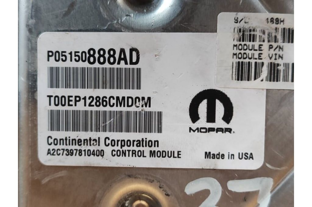 P05150888AD | Moduł sterowania silnikiem CHRYSLER PACIFICA 16-20 (378076) - Zdjęcie 3
